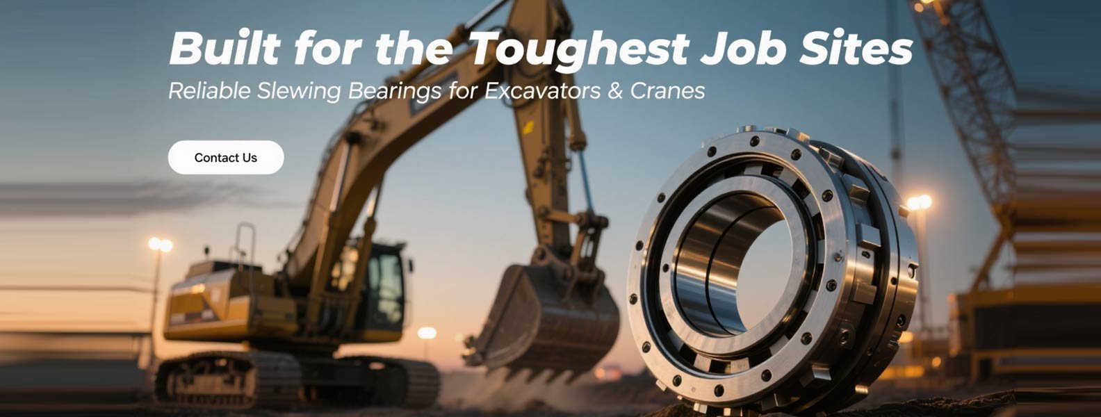 excavator slewing bearing